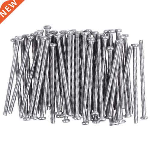 M2.5 x 40mm 304 Stainless Steel Phillips Round Head Screws B