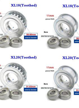 1Pcs XL18 Tooth To XL25 Tooth Idler Pulley Timing Double Sid