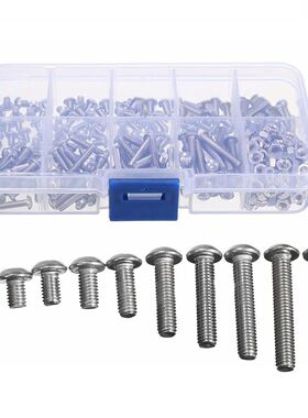 40pcs M A2 Hex Screw Set Nuts Bolt Cap Socket Assortment K