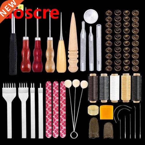 Leather Working Tool Kit Basic Leather Sewing Repair Waxed