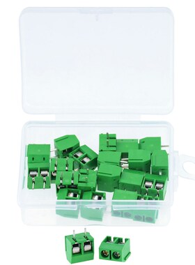 20PCS/Box KF301-2P KF301-5.0-2P KF301 Screw 2Pin 5.0mm Strai