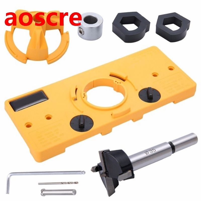Woodworking  Tools 35MM Cup Style Hinge Drilling Guide Wo