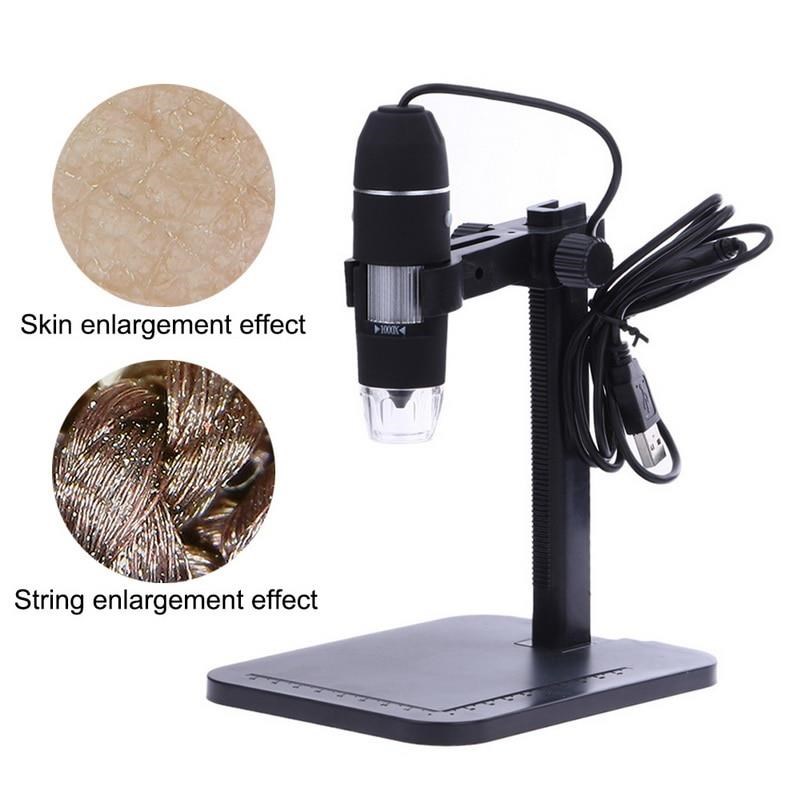 1000X 800X Professional USB Digital Microscope 8 LED 2MP Ele