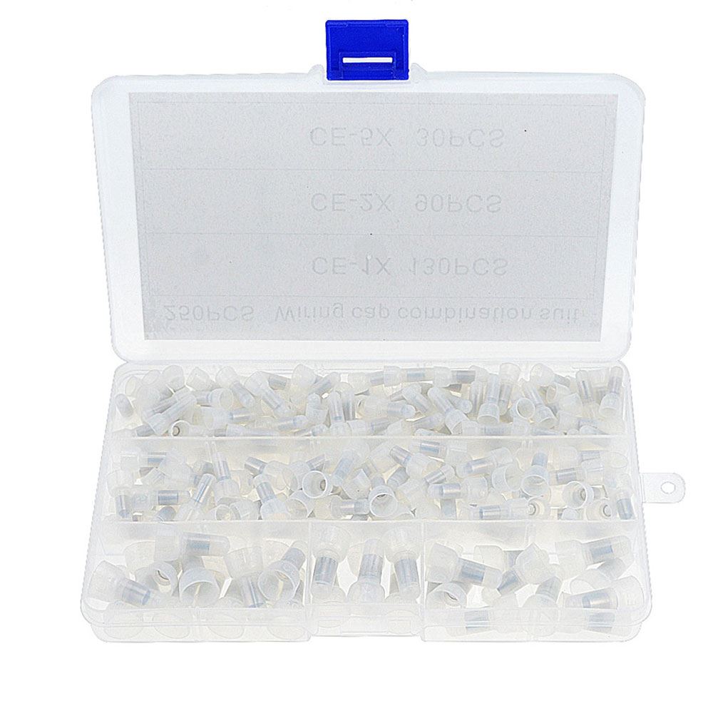 250PCS/BOX Waterproof Nylon Crimp Caps Terminal Connector Bl