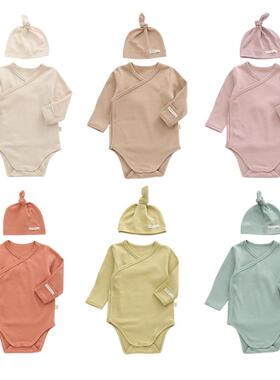 2021 Fall Baby Clothing Long Sleeve Romper +Hat 2Pcs Outfit