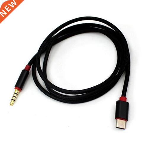 1M Type-c To 3.5mm Audio Cable Aux Car Radio Cable for Huawe