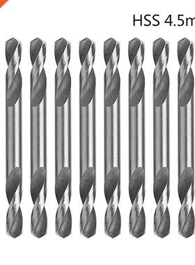 10Pcs 4.5mm HSS Double Ended Spiral Torsion Drill Tools Dril