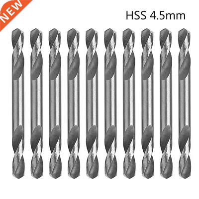 10Pcs 4.5mm HSS Double Ended Spiral Torsion Drill Tools Dril