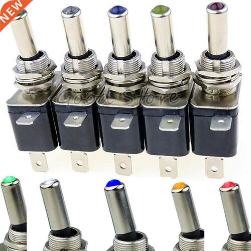 1PCS 12V 20A Auto Car Boat Truck Illuminated Led Toggle Swit