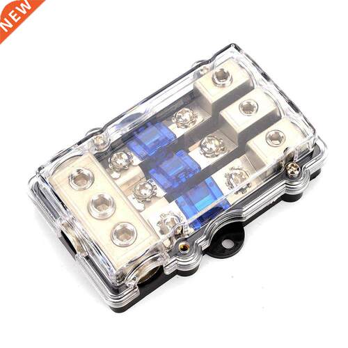 60A Car Motor Stereo Audio Power Fuse Holder Block Fuse Box