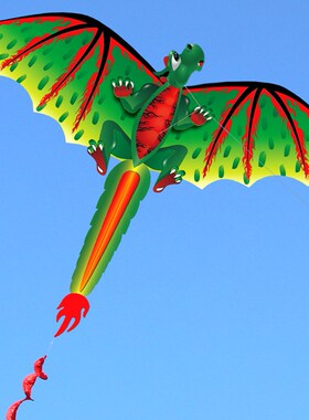 100m 3D Dinosaur Kite Long Tail Outdoor Sports Kites Animal