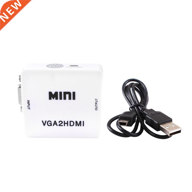 MINI VGA to HDMI Converter PC Connection Monitor Projector H