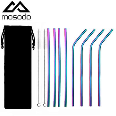 Mosodo food grade 304# stainless steel straw environmental p