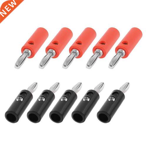 10pcs m Banana Plug Connector Jack Screw-type Banana Head