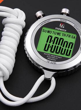 0.01s Precision Timer Stopwatch Metal Stopwatch Sport Waterp