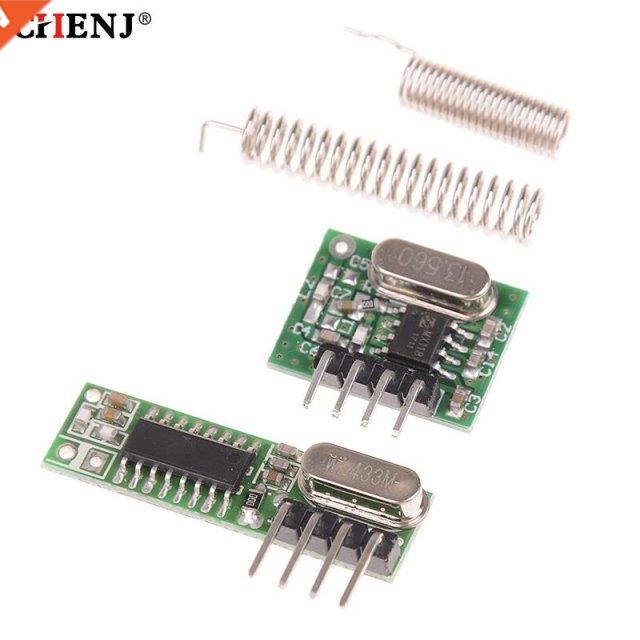1Pc 433 Mhz Superheterodyne RF Receiver And Transmitter Modu