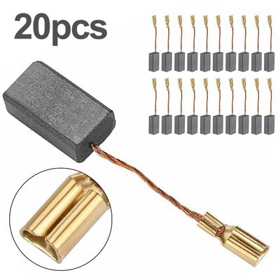 20PCS Carbon Brushes For Motor Bosch Angle Grinder 15mm X 8m