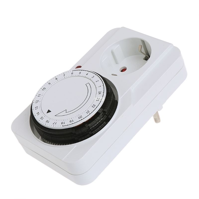 24H Mechanical Electrical EU Plug Program Timer Power Switch