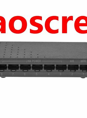 8 Ports 6+2 POE Switch Injector Power over RJ45 Ethernet Fam