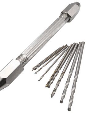 Mini Twist Bits Set 10pcs Headed Copper Handle Twist Drill