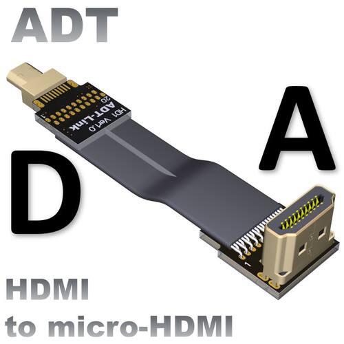 micro minitype HDMI cable Dji aerial photography with flat