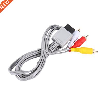 1.8 meters Gold Plated Audio Video AV Composite 3 RCA Cable