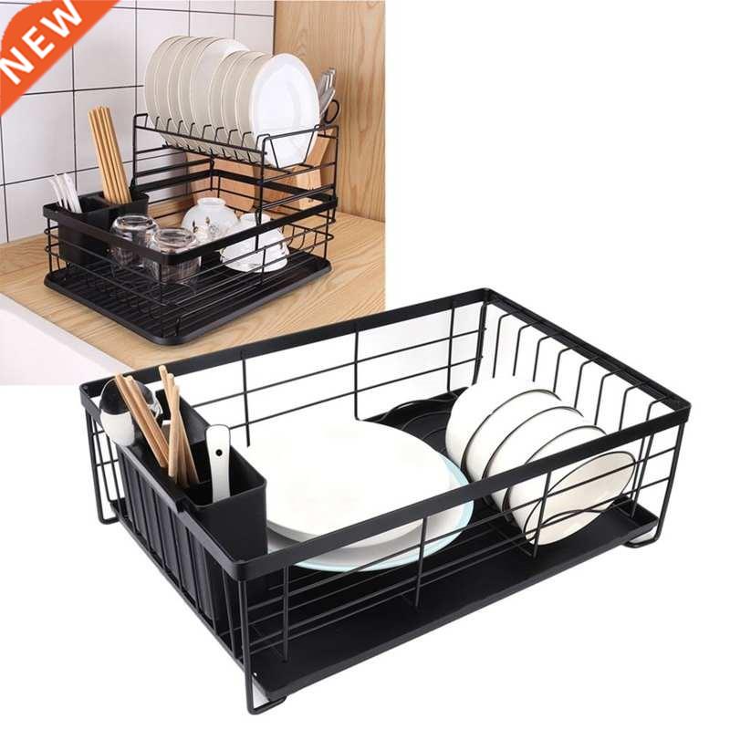 43x32x14cm Single Layer Drain Tray Multifunctional Dish Stor