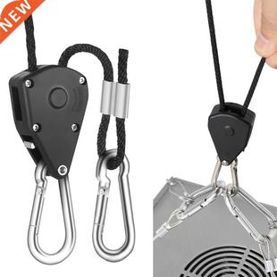 1/8 Pulley Rope Ratchet Locking Hanger Lifting Lanyard Tent