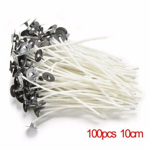 100pcs 5 Size Candle Wicks Pre Waxed Pre Tabbed With Sustain