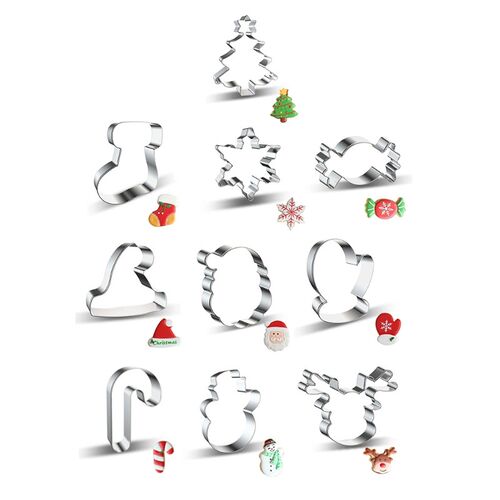 Christmas Style Cookie Cutters Cookie Moulds Sock Snowmen Ca