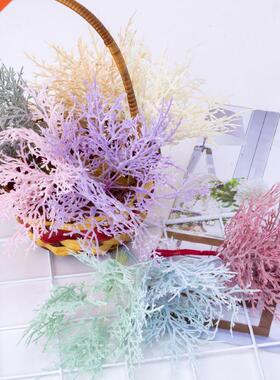 10pcs Mini Artificial Acorn leaf Flower Plant For Wedding Ho