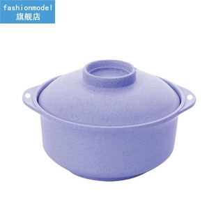 2 Pcs Instant Noodles Bowl with Lid Japanese Style Students