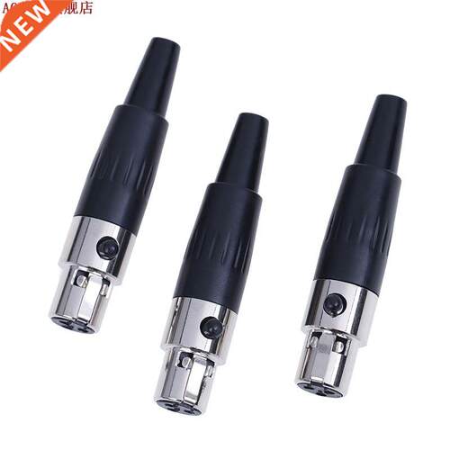 3pin Female Plug Mini TA3F XLR Audio Microphone Connector MI