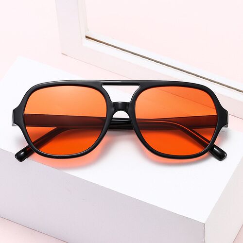 Korean Fashion Candy-colored Double Beam Ladies Sunglasses I