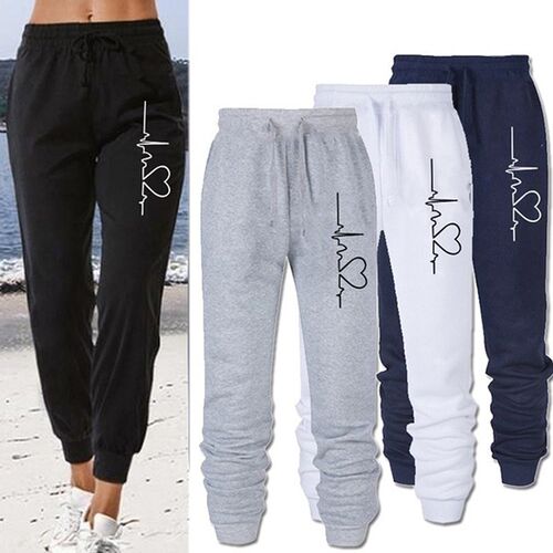 New Sweatpants Women Baggy Gray Sports Pants Joggers Women W
