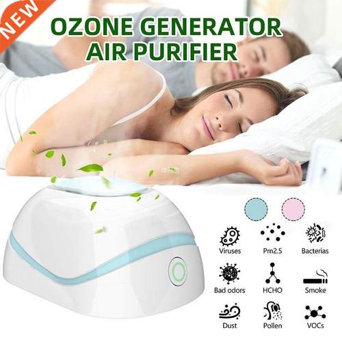 Portable Mn Ozone Generator Deodorzer Ar Purfer USB Re