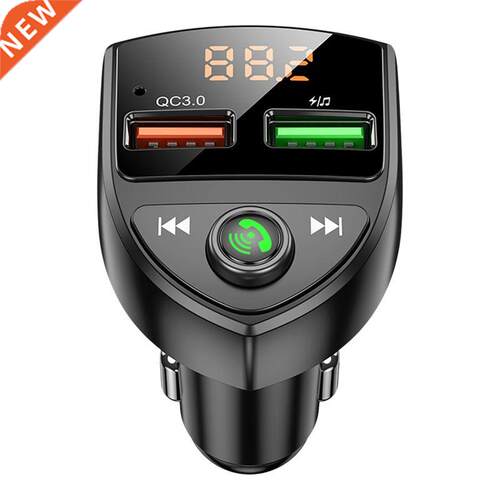 C8 QC .0 Bluetooth 5.0 FM Transmitter MP Player Car Blueto