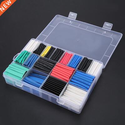 670pcs Mixed-colored Heat Shrink Tubes Tubing Wrap Cable Sle