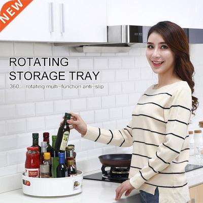 New Serving Tray Platter Rotating Storage Tray Cosmetic Food
