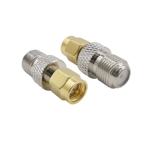 1Pcs F Female Jack to SMA Male Straight RF Coaxial Coax ap