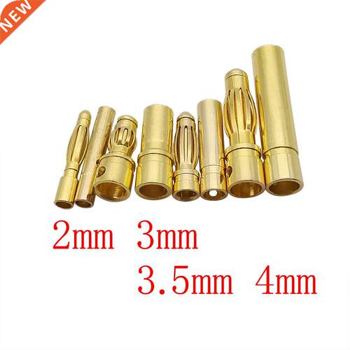 5Pair Bullet Plug Connector 2mm mm .5mm 4mm Banana Bullet
