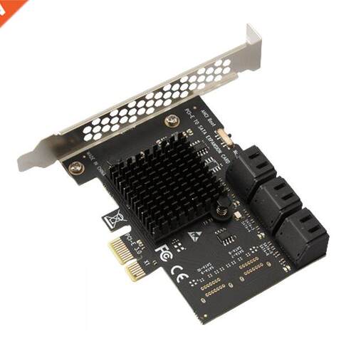 4/6 Port SATAIII PCIe Adapter SATA3.0 to PCI-E PCI Express 3