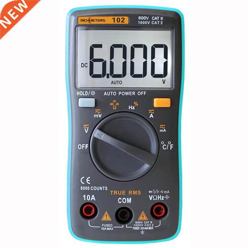 RICHMETERS RM102 Multifunction Digital Multimeter AC/DC Volt