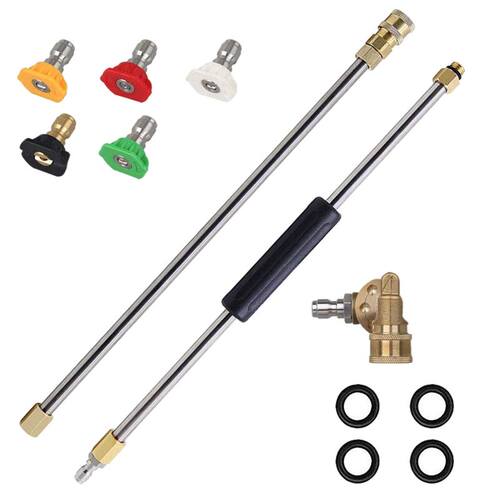 Pressure Washer Extension Spray Wand with 5 Spray Nozzle Tip