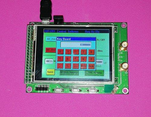 Latest version ADF4351 RF Sweep Signal Source Generator Boar