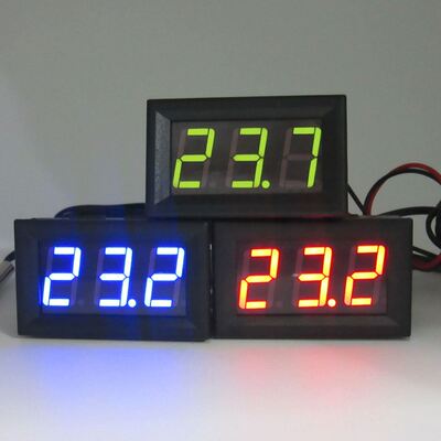 LED Temperature Monitoring Meter multi-usage 3 Colors