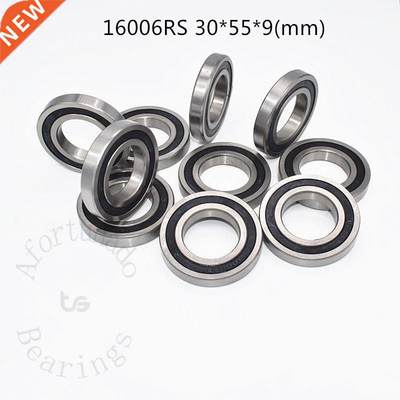 1pcs 16006RS 30*55*9(mm) chrome steel rubber Sealed High sp