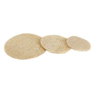 6 Pcs/Set Coasters for Drinks Round Absorbent Loofah Coaster
