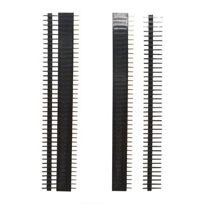 5/10Pair Black 40Pin 1*40 2.54mm Single Row Female Male Brea