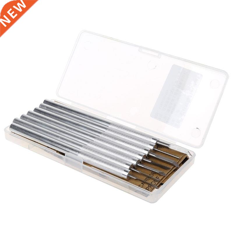 7Pcs Wood Carving Knife Tools Set Mini Walnut Engraving Alum